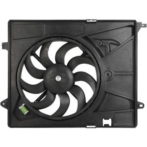 SCITOO Engine Radiator Condenser Cooling Fan Assembly Compatible with 2014-2020 for Chevrolet for Trax 1.4L, OE Number: 623590 621576