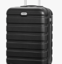 AnyZip Luggage PC ABS Hardside Lightweight Suitcase with 4 Universal Wheels TSA Lock Carry-On 20 Inch Black