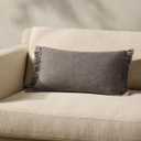 Loloi Magnolia Home by Joanna Gaines Jett Collection PMH0063 Grey 13'' x 21'' Cover Only Pillow