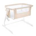 Baby Delight Beside Me Dreamer Bassinet | Bedside Sleeper & Baby Bassinet | 6-Position Height Adjustment | Organic Oat, XL