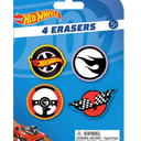 Hot Wheels Two Packs Of 4 Each Erasers Set of 2