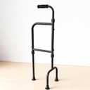 3-Legged Walking Cane, Body Recovery Aid Tool, Enhanced Stability and Anti-Slip, Up to 300lb, Hight Adjustable 29.3-36.3in, Suitable for Elderly Handicap or Pregnant Women, etc(Black)