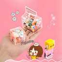 5PCS Nano Tape Bubble Kit for Kids, Nano Bubble Tapes Kit with Glitter, Clay, Cute Stickers and Accessories Tools, Nano Tape Crafts for Kids Teens Girls