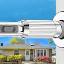 Extra Long Tension Rod 41-145inch Silver Tension Curtain Rods no Drilling