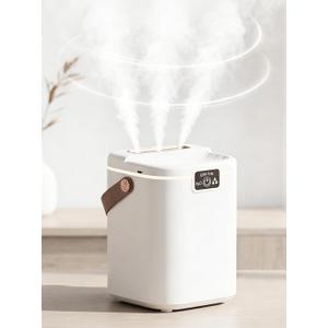 2L Cool Mist Humidifiers for Bedroom, 3 Nozzles Quiet Small Humidifier with 4 Mist Modes, Top Fill Desktop Personal Humidifier with Night Light & Auto-Shutoff, Portable USB Powered for Office, Plants