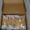 Karenhi Christmas Cocktail Picks 5.1 Inch Nutcrackers Toothpicks Xmas Food Appetizer Picks Bamboo Fruit Dessert Sticks Cupcake Topper Decoration for Christmas Themed Party Supply(300 Pcs)