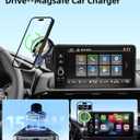 PZK Car Phone Mount for 2024-2026 BMW X5 /BMW X6 /2023 2024 2025 2026 BMW X7 Accessories Custom 14.9-inch Screen Magnetic 15W Fast Wireless Charger Car Phone Holder with 360 Rotating Extension Rod