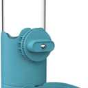 Pet Water Bottle for Cage Crate 26oz Automatic Feeding Water Dispenser for Dog Cat Rabbit (Blue, 26oz)