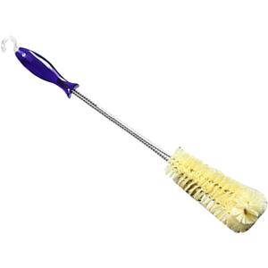 Water Bottle Cleaning Brush Comfort Grip Long Handle Angled Design Kettle Cleaner