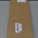 Antique Brass Curtain Rod 66 to 120 inch, 5/8 inch Curtain Rod Set with Twisted Finials Ends, Heavy Duty Drapery Rod for Outdoor Patio, Sliding Glass Door, Bedroom, Living Room - Brushed Brass