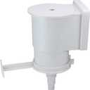 Northlight 13.75" White Wide Mouth Thru Wall Skimmer with Brace and Face Plate