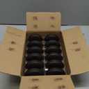 Set of 12 3 inch Black Floating Candles Large Unscented Dripless Water Wax Halloween Candles for Vases, Centerpieces at Wedding, Party, Pool, Halloween Holidays - 10 Hour Burning