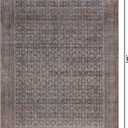 Kuden 9x12 Large Area Rug, Machine Washable Area Rug with Non-Slip Backing, Vintage Style, Soft, Easy Clean, Low Pile Rug for Living Room, Bedroom, Dining Room, 9' x 12' Rectangular