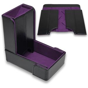 Forged Dice Co. - The Keep - Compact Folding Magnetic Dice Tower & Tray - Purple