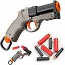 Soft Bullet Foam Shell ejecting Blasters Pellet Ball Pistol Realistic Toy Dart Hand Gun Cool Stuff That Look Real Fake Model Stress Shot for Age Year Old Boy Teen Teenager Gift Idea