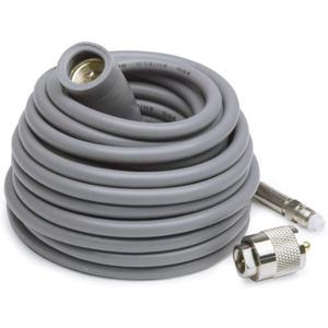 K40 K4018FME 18ft Super Mini-8 CB Antenna Cable with Removable FME Connector, Black