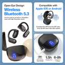 Vital Translation Earbuds Real Time Language Translator Earbuds Vital Translate Buds Into 74 Languages 70 Accents | Bluetooth 5.3 Open-Ear | Noise Isolation | 78H Battery Music, Calls