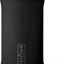 BrMate Hopsulator Juggernaut Can Cooler Insulated for 24oz / 25oz Cans | Can Insulated Stainless Steel Drink Holder for Beer, Tea, and Energy Drinks (Matte Black)