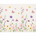 Foldable Baby Play Mat with Floral Butterfly Design, Soft Non-Slip Foam Floor Mat for Nursery, Toddler Playroom and Crawling Area