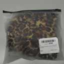 SweatyRocks Women's Leopard Print Halter Dress Backless Bodycon Mini Club Party Cheetah Dresses Coffee Brown Large