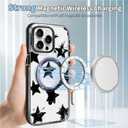 for iPhone 13 Pro Case for Women Girl Men Boy,Compatible with MagSafe,Clear Phone Cover Shockproof Protective Transparent Case for iPhone 13 Pro-Ink Star