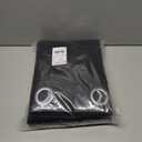 NICETOWN Complete 100% Blackout Curtains, Thermal Insulated Energy Efficiency Window Draperies with Black Liner, Noise Reducing Short Curtains for Kids Room (Black, 52-inch W by 63-inch L, 2 Panels)