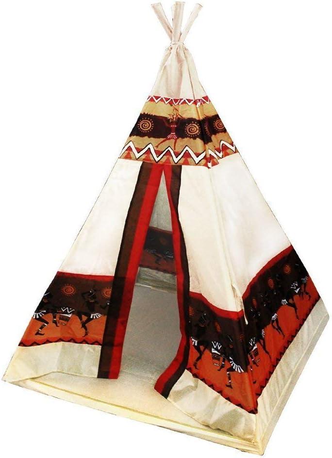 Teepee Tent Play Tents Portable Indoor Outdoor Kids Indian Playhouse for Kids