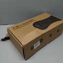 Triple Fusion Back Massager with Stretching, Vibration and Heat, 3-in-1 Electric Lumbar Pillow for Lower Back Tension Relief, Deep Tissue Relaxation Massage for Home, Office, Bed, Sofa, and Car Use (Black-Basic)