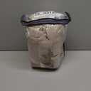 Greyish Beige Pinch Pleated Linen Blackout Curtains 96 Inch Length 2 Panels for Living Room Bedroom Light Blocking Pinch Pleat Curtains with 100% Blackout Liner Thermal Insulated Taupe Burlywood 8FT