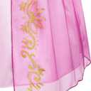 Princess Rapunzel Dress Up Costume for Girls - with Rapunzel Accessories,10-11y