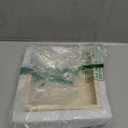 Sumnacon Travertine Cocktail Napkin Holder for Table, 6.2" x 6.2", Square Napkin Holders Small Napkin Tray, Flat Modern Napkin Dispenser for Kitchen, Countertop, Dining Table, Party, Bar (Beige)