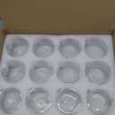 Volens Clear Votive Candle Holders Set of 12, Glass Tealight Candle Holder Bulk for Wedding Decor and Home Decor One Missing