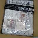 5x7 Area Rug for Living Room, Washable Non-Slip Large Area Rug, Indoor Floor Carpet Low Pile Soft Boho Farmhouse Rug for Bedroom Dining Room (Dark Grey,5'x7')