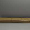 LazBlinds Cordless Bamboo Roman Shades, Privacy Blinds for Interior Windows, Room Darkening Roll Up Bamboo Blinds for Home & Patio, 34.5" W x 48" H, Highfield Teak