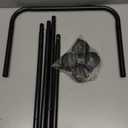 UMDONX Slim Storage Cart 4 Tier with Pull Out Basket Bathroom Organizer Rolling cart, Rolling Utility Cart Slide Out Organizer for Kitchen, Bathroom, Laundry Black