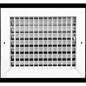 Adjustable AIR Supply Diffuser - HVAC Vent Cover Sidewall or Ceiling Adjustable AIR Supply Diffuser - HVAC Vent Cover Sidewall or Ceiling - Grille Register - High Airflow (10"w X 6"h