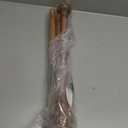 Wood Curtain Rods for Windows 48 to 84 Inch(4-7ft),1 Inch Heavy Duty Curtain Rods with Imitation Wood Grain Finials, Boho Adjustable Drapery Rod of Window Treatment, Wood Grain 