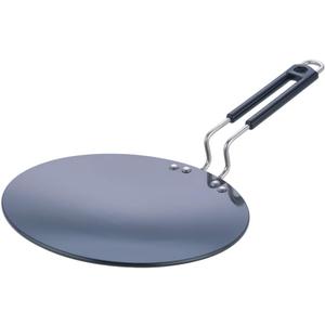 Iron tawa for Roti,Chapati,Dosa Loha Tawa with Premium Handle, 100% Toxin-Free, Long Lasting, Black 10Inch