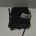 EasyPAG Desk File Organizer, 6-Section Vertical File Folder Holder Stand, Fan-Shaped Metal Rack File Sorter for Office Classroom Desktop Organization, Black