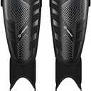 Upgraded Soccer Shin Guards for Kids Youth Adults, CE Certified AirsFish Shin Guard Sleeves Protection Gear for Boys Girls Soccer Games EVA Cushion Reduce Shocks and Injuries L