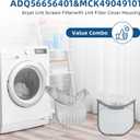 2 x ADQ56656401 ADQ566564 Dryer Lint Filter & MCK49049101 Lint Screen Housing Cover for L.G Ken-more Elite Dryer Lint Filter, Replace DLE3050W DLE3170W DLEX3370W DLE3400W DLE3500W DLEX3570W DLEX3700W