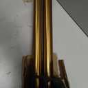 Heavy Duty Non- Adjustable 96 In/8Ft Curtain Rods for Windows, Brushed Gold