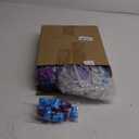 Cholemy 12 Sets Snowflake Wand and Crown Princess Goodie Bags Stuffers Fillers Blue Purple Snowflakes Birthday Supplies with Bracelet Necklace Earrings Rings Tattoo Stamp Silver Heart Jewelry
