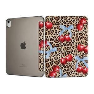 Uppuppy for iPad 10th Generation Case 10.9 Inch, for iPad 11th(A16) 2025 Girls Cute Women Folio Cover with Pencil Holder Leopard Print Cheetah Design Funny Teens Unique Tablet Cases for Apple 10/11