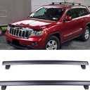 SCITOO Roof Rack crossbars Fit for Jeep Grand Cherokee 2011-2021 with Chrome/Black Grooved Side Rails,Cargo Carrier Kayak Rooftop Luggage Crossbar