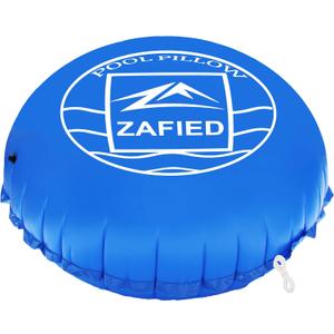 12' x 12' Air Pool Pillow for Above Ground Swimming Pool, Pool Pillows for Closing Winter Covers, Heavy-Duty Cold Resistant Vinyl Material Air Poolpillow, Rope Included
