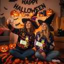 24 Pcs Halloween Surprise Money out Pull Pouch Vampire Ghost Witch Trick or Treat Candy Cash Box Gift Funny Money Holder DIY Halloween Women Men Adults Holiday Party Favors