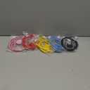 RoundFunny 5 Pack Boys Girls Kids Stethoscope Toy Disposable Plastic Stethoscope Real Working for Girls Boys Doctor Kit Role Play Costume Pretend Game Accessories