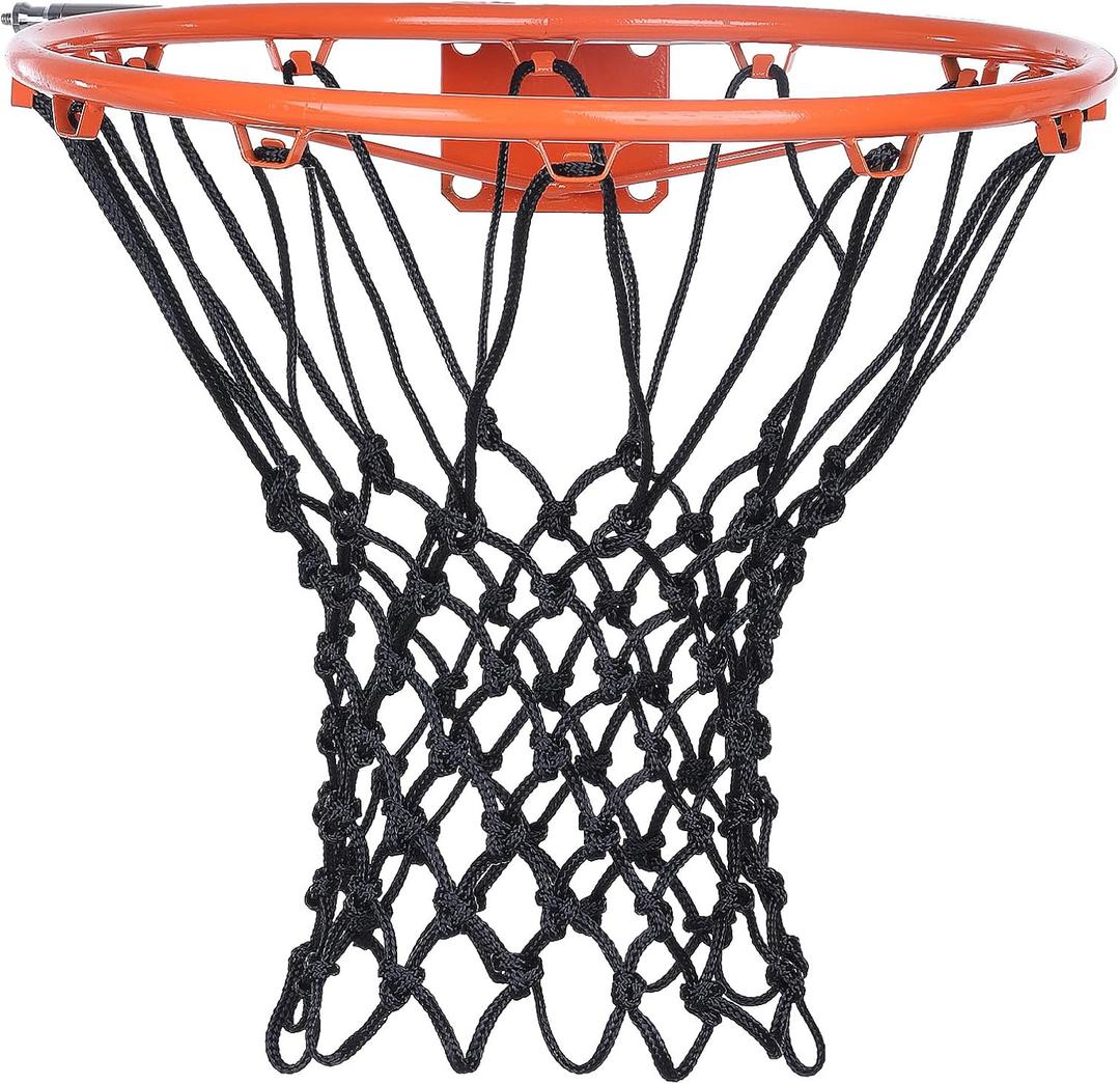 Heavy Duty Basketball Net Replacement 2025 Professional On-Court Quality, All Weather Anti Whip Fits Standard Indoor Outdoor Rims 21 inches Long 12 Loops