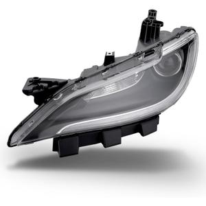 Headlights Assembly Compatible with 2015-2017 Chrysler 200,Headlamp w/LED DRL Chrome Trim 8 pins Driver Side Replacement CH2502293 68284782AA
